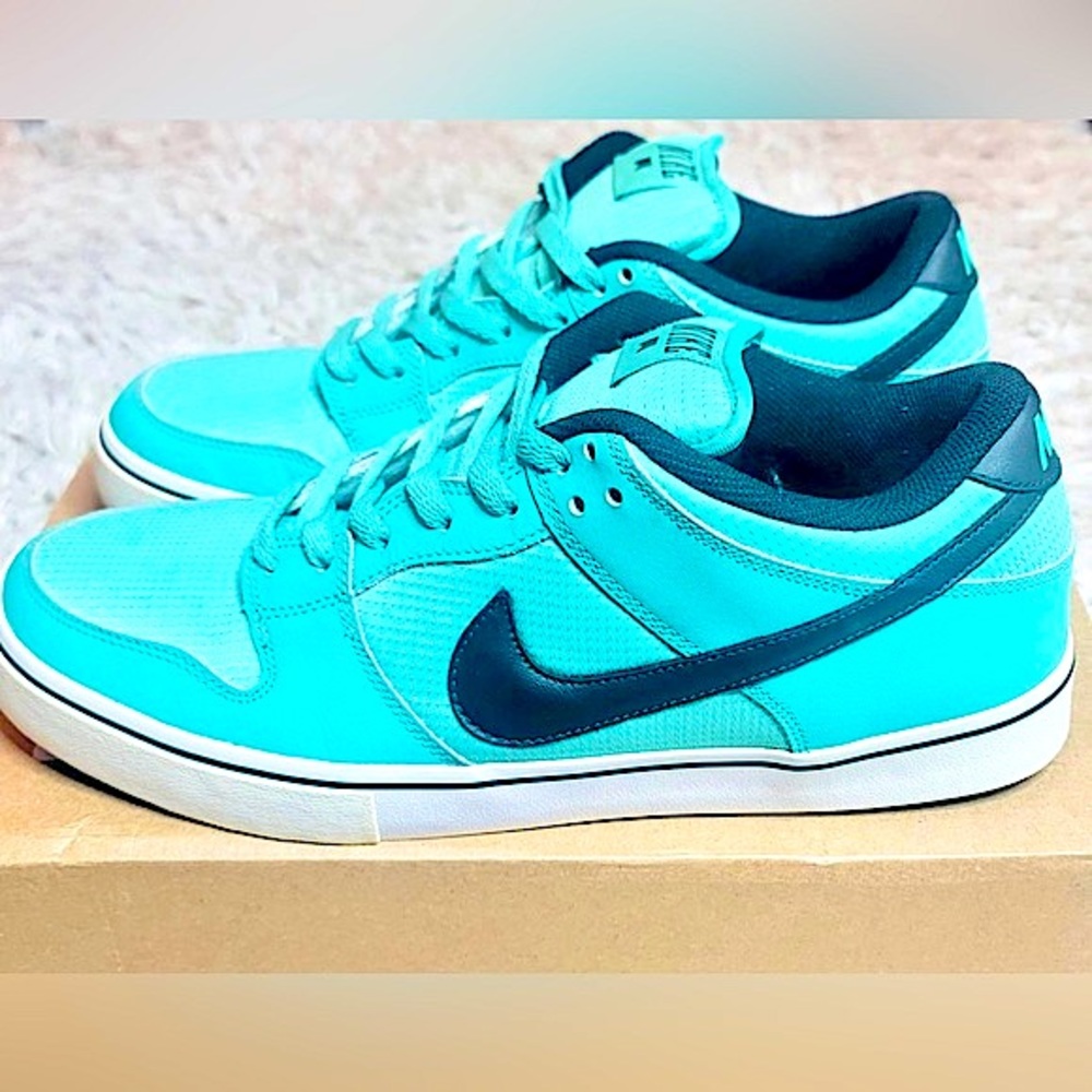 RARE 2012 EUC Nike Dunk Low LR Crystal Mint Men’s Size 12 487925-300